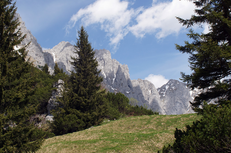 Hochgrubenspitze, Ackerlspitze und Maukspitz.